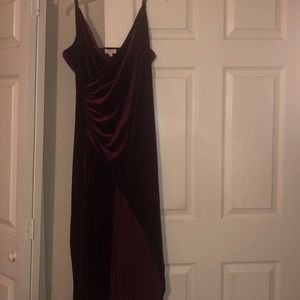 Burgundy Velvet dress